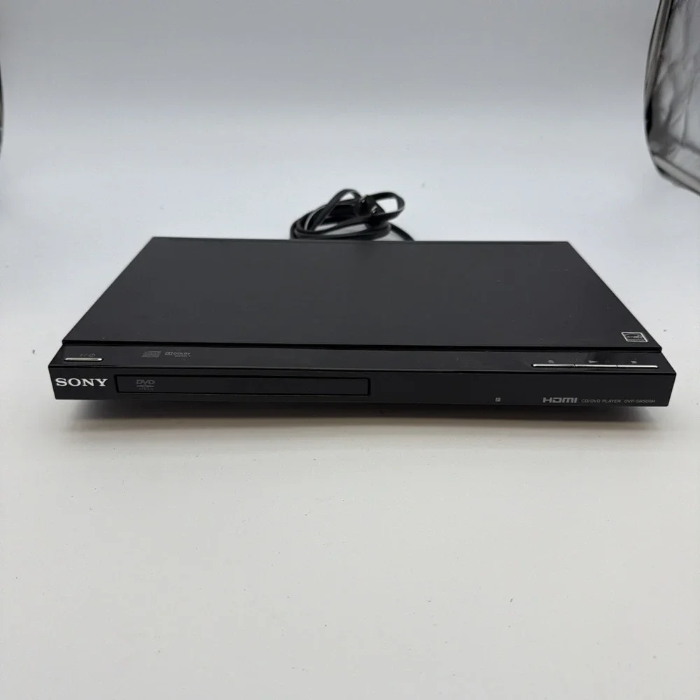 Sony DVP-SR500H DVD Player 1080p Upscaling HDMI Tested No Remote